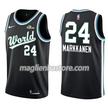 Maglia NBA Chicago Bulls Lauri Markkanen 24 Nike 2019 Rising Star Swingman - Uomo